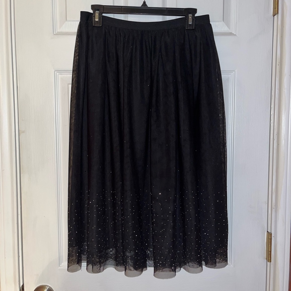 Black Sparkly Skirt